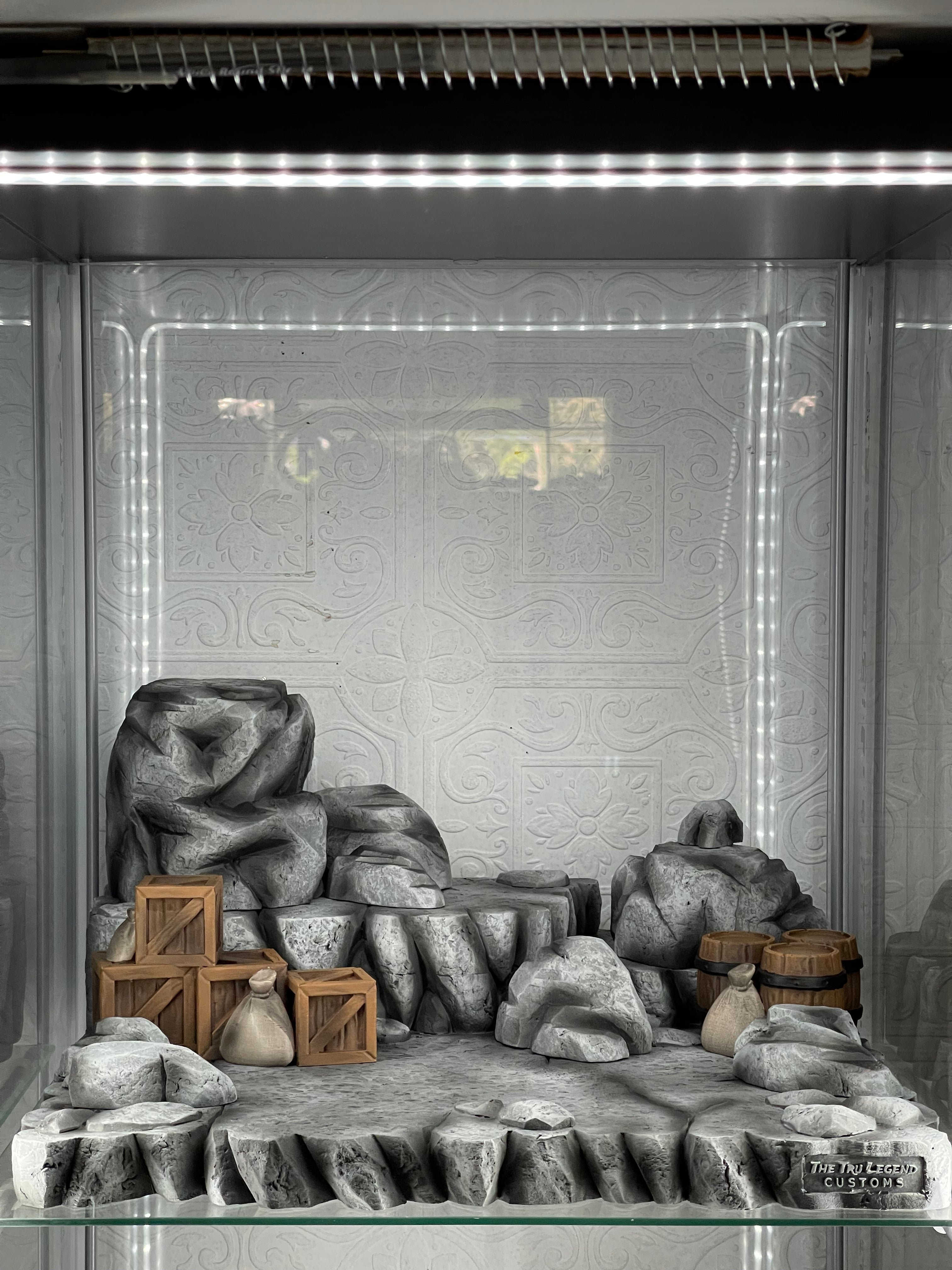 Grey wasteland Terrain Diorama