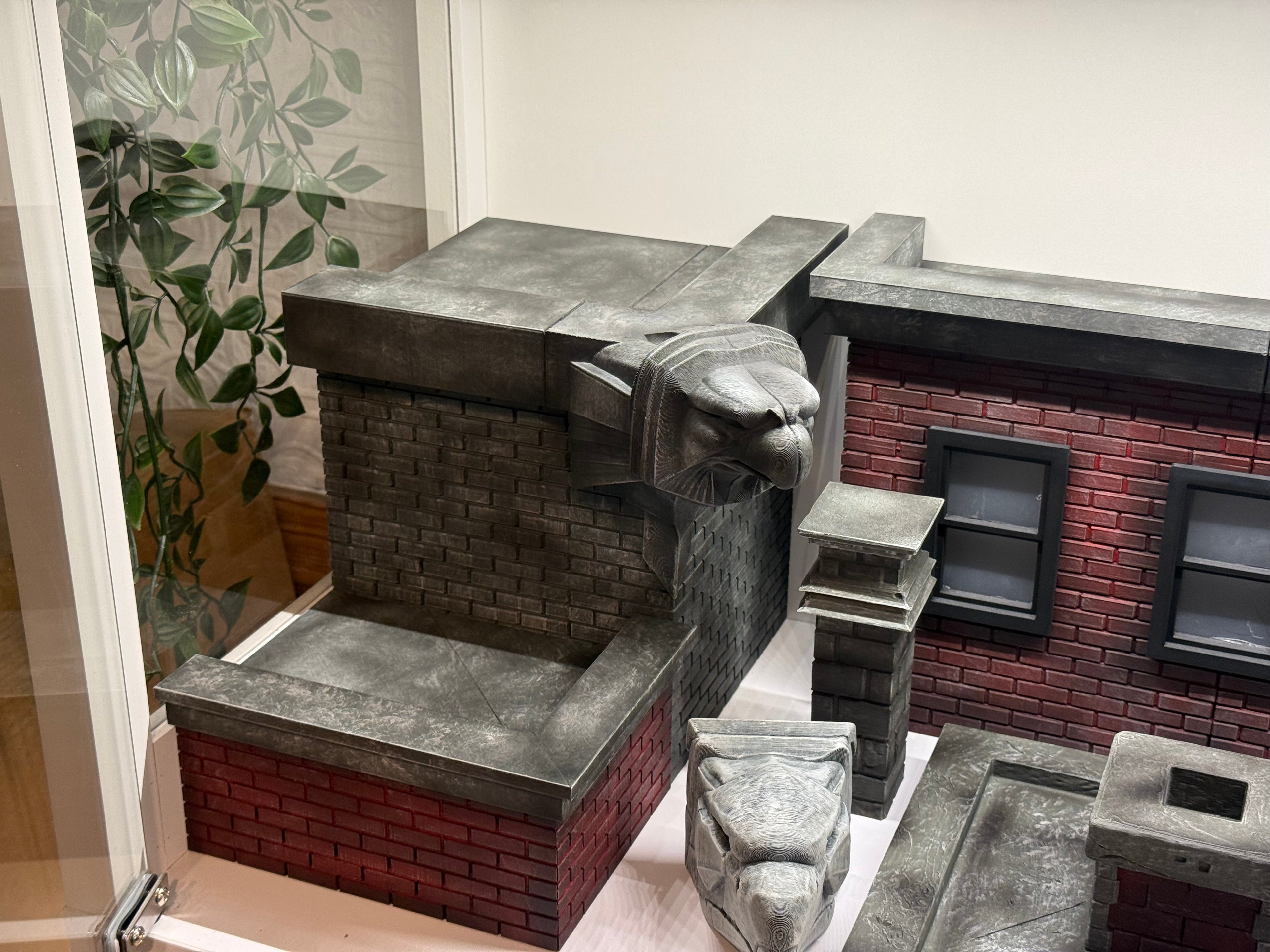 Rooftop diorama complete set