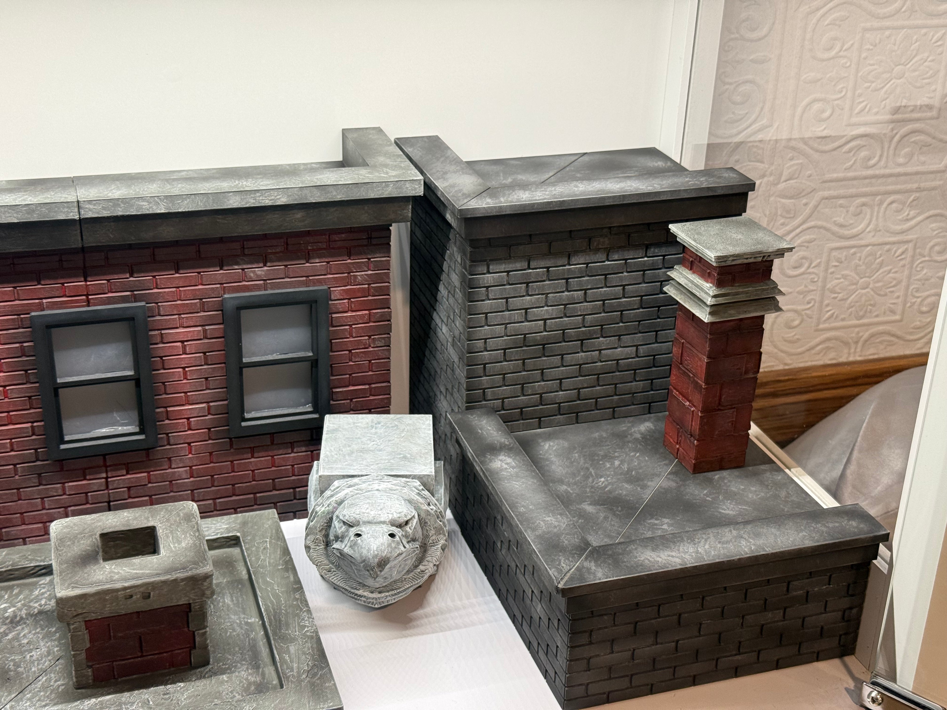 Rooftop diorama complete set