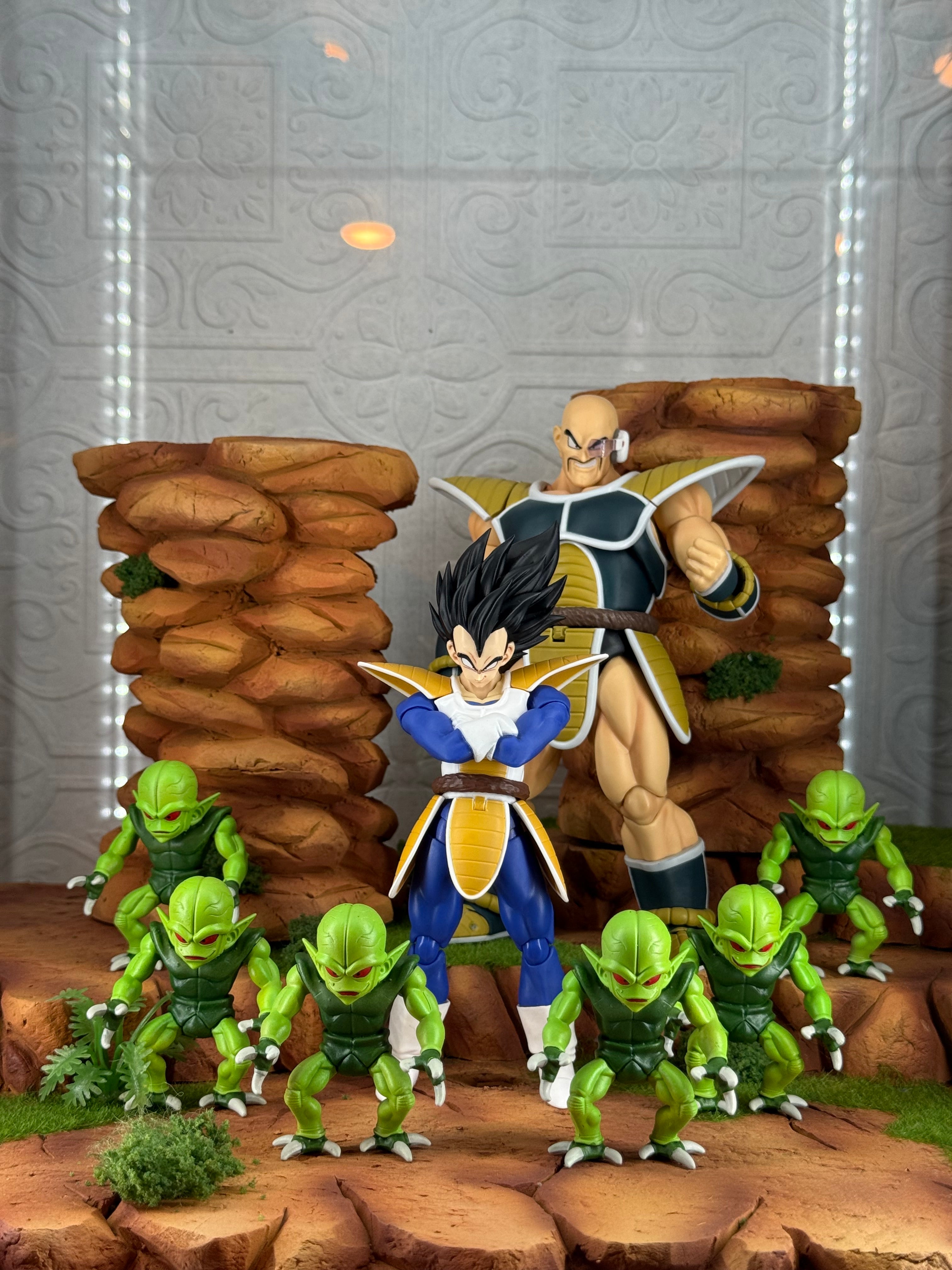 Green mini figs (set of 3)