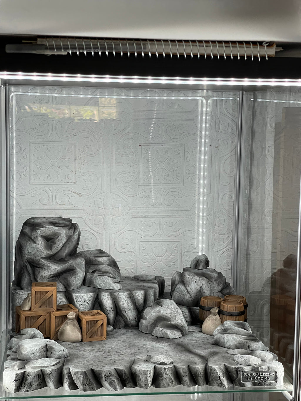 Grey wasteland Terrain Diorama