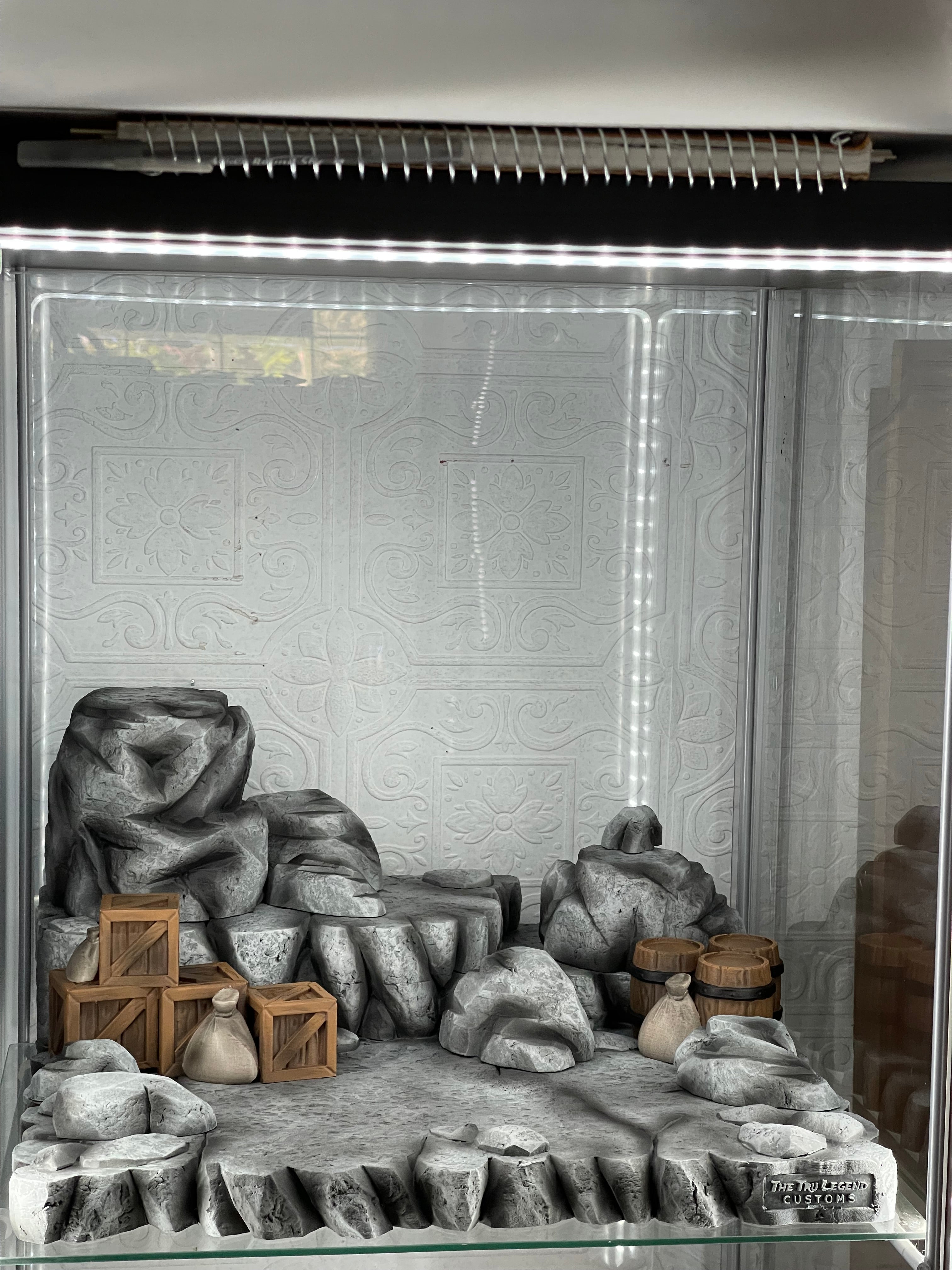 Grey wasteland Terrain Diorama