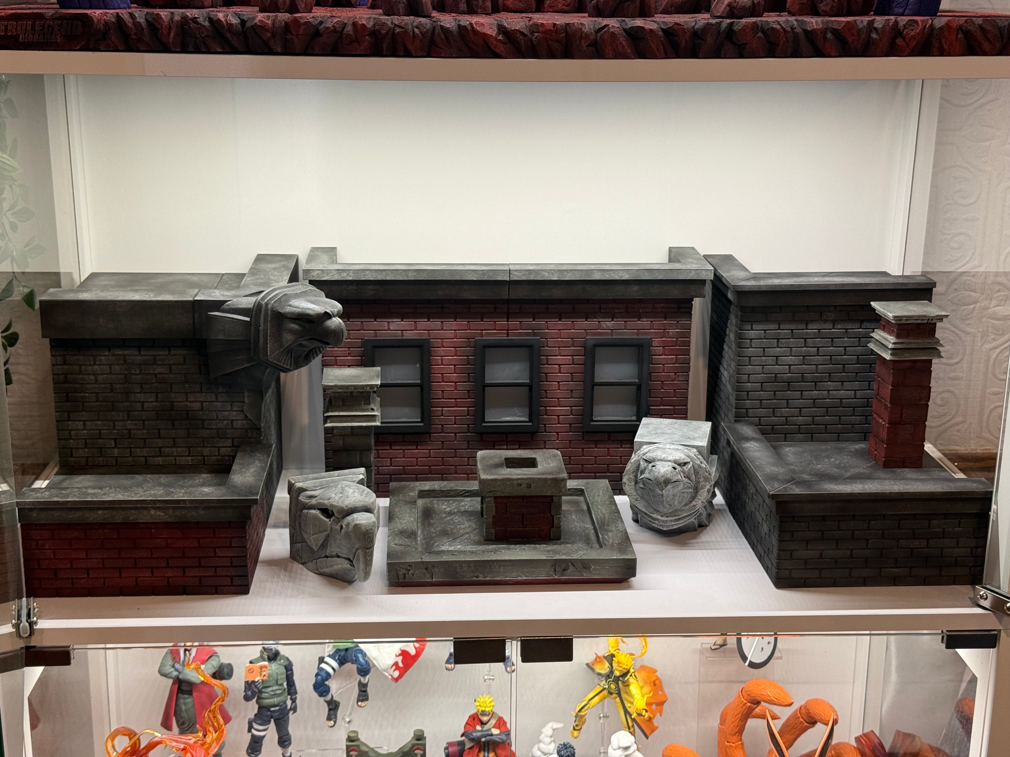 Rooftop diorama complete set