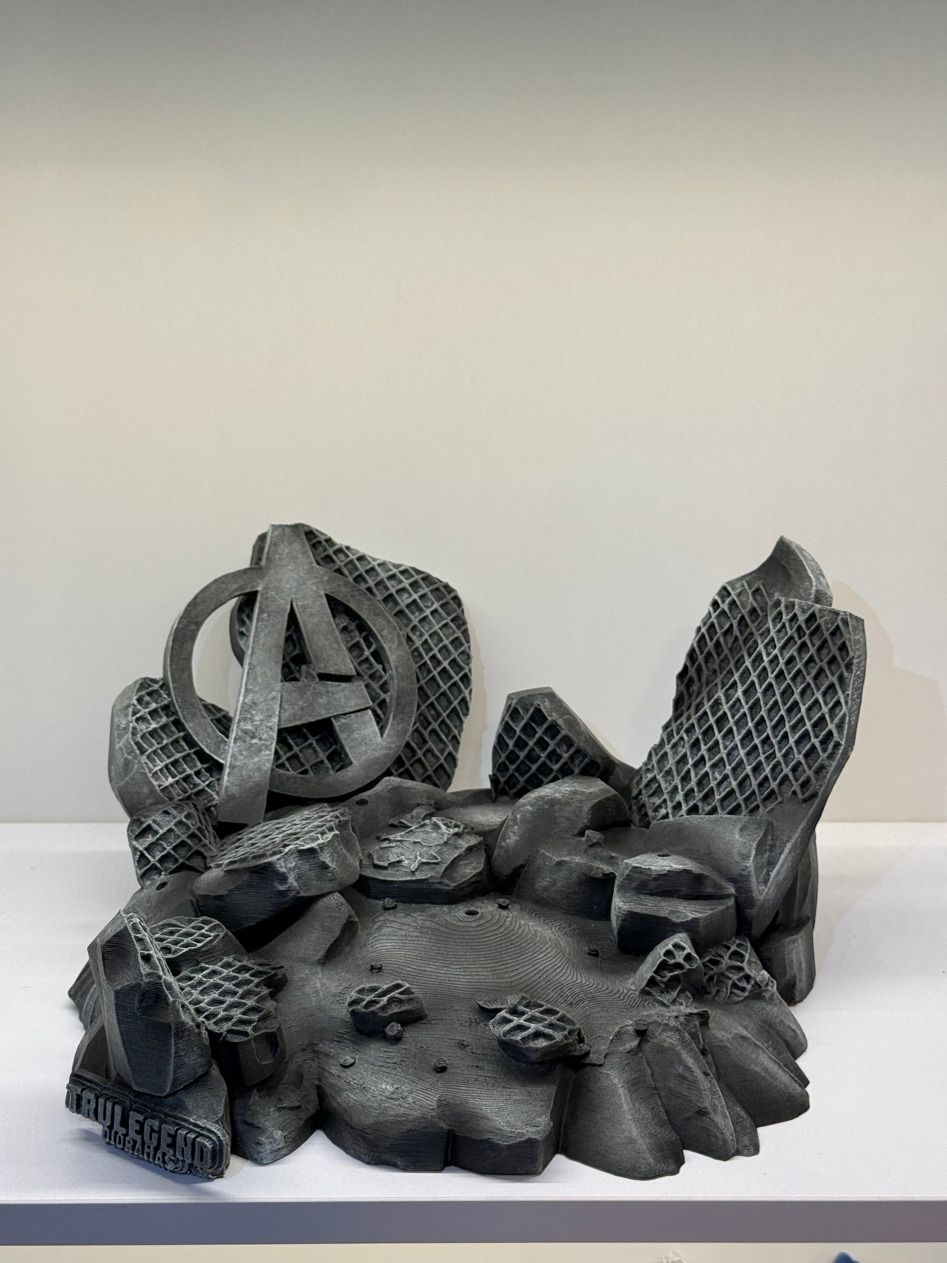 "A" Destroyed City Diorama