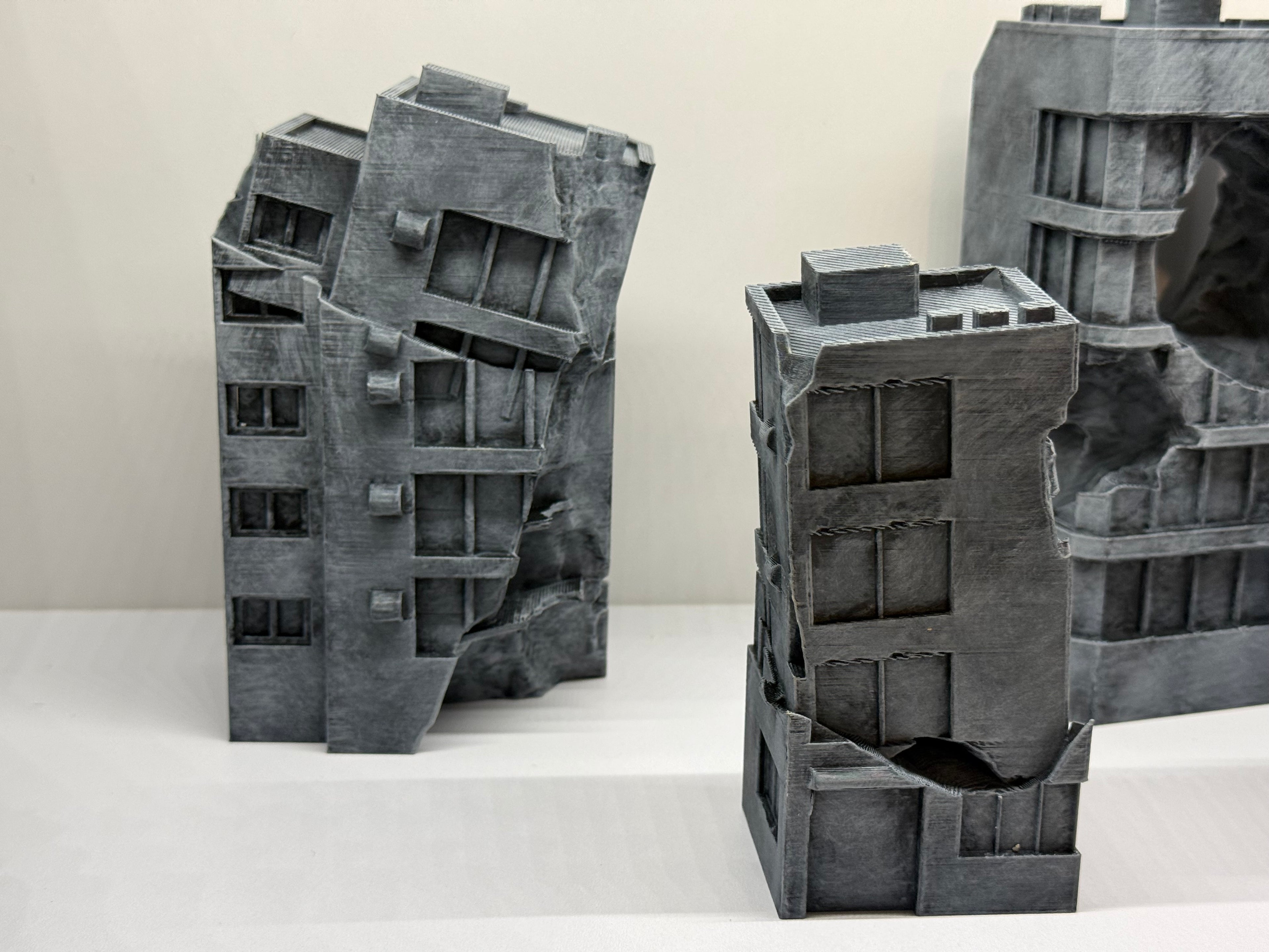 Destroyed building Diorama Props