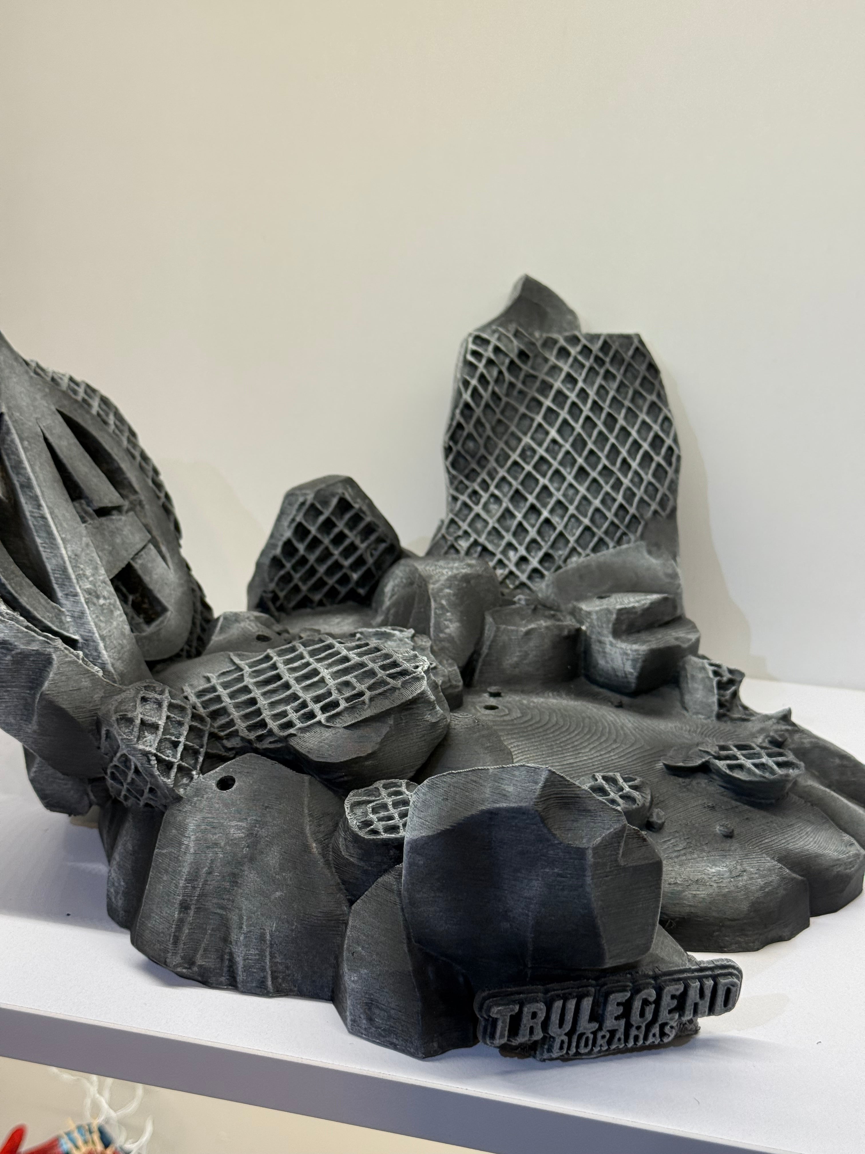 "A" Destroyed City Diorama