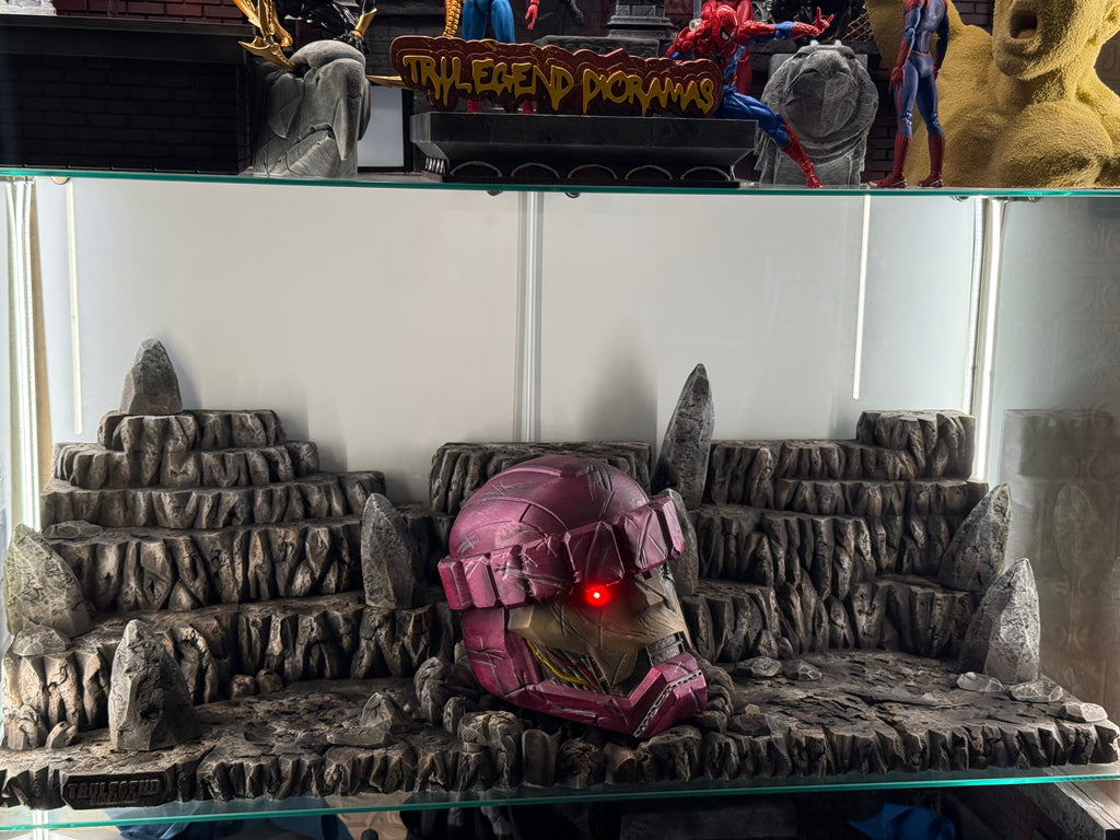 Destroyed theme diorama with Crater (sentinel)