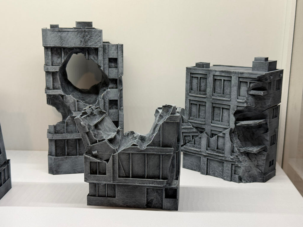 Destroyed building Diorama Props
