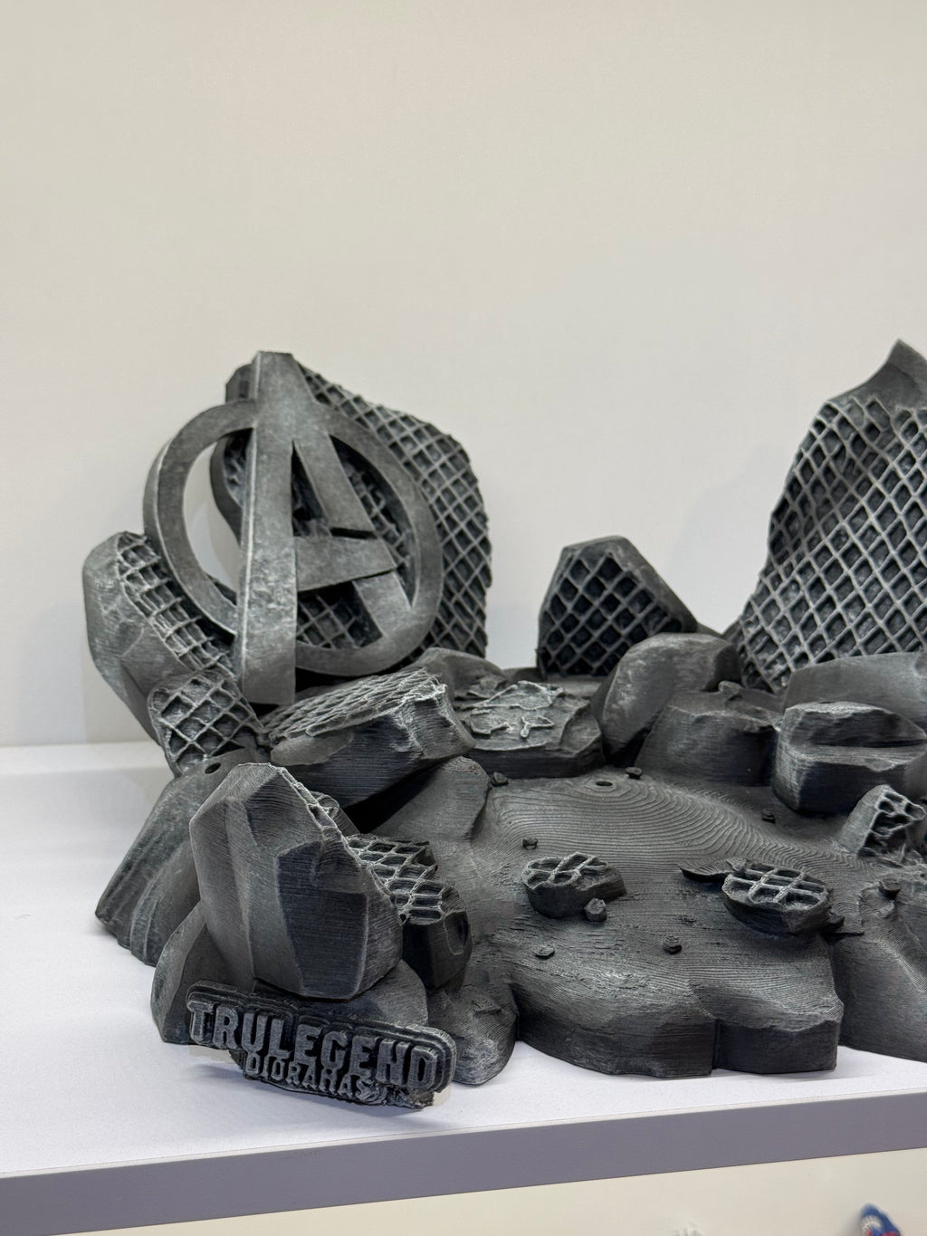 "A" Destroyed City Diorama