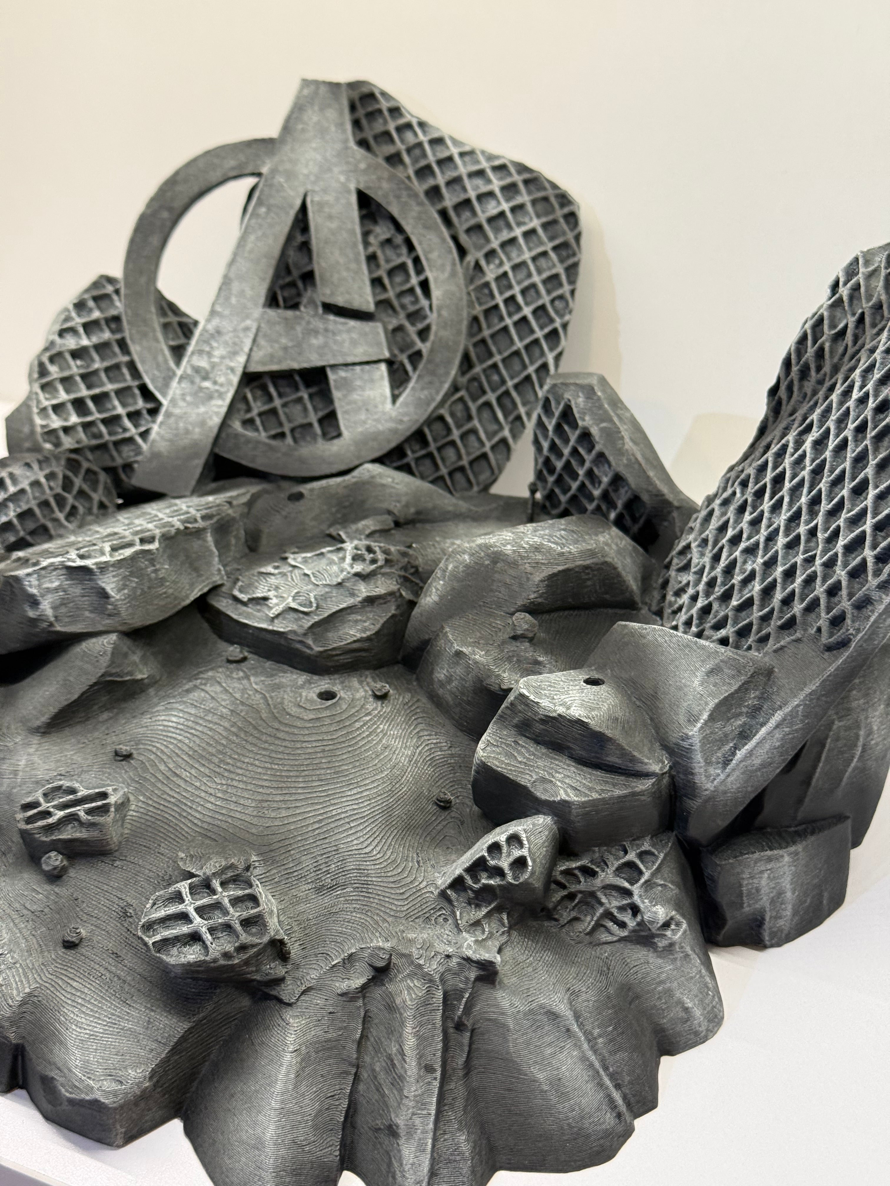 "A" Destroyed City Diorama