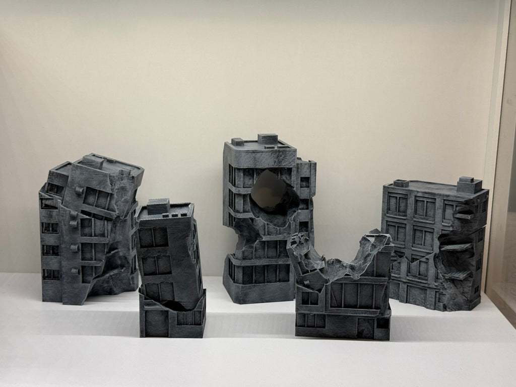 Destroyed building Diorama Props