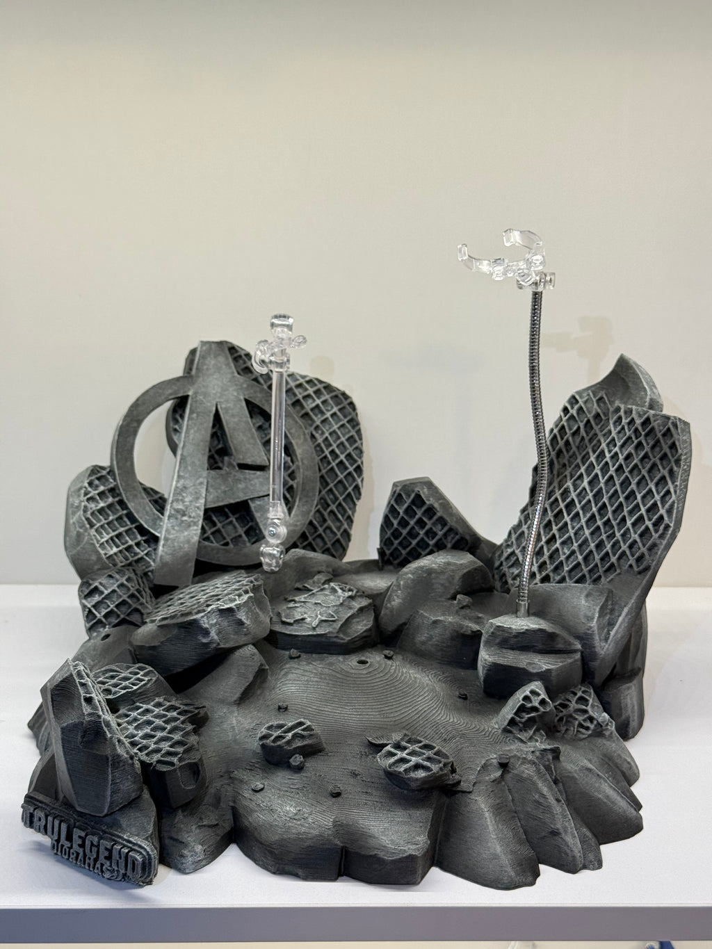 "A" Destroyed City Diorama