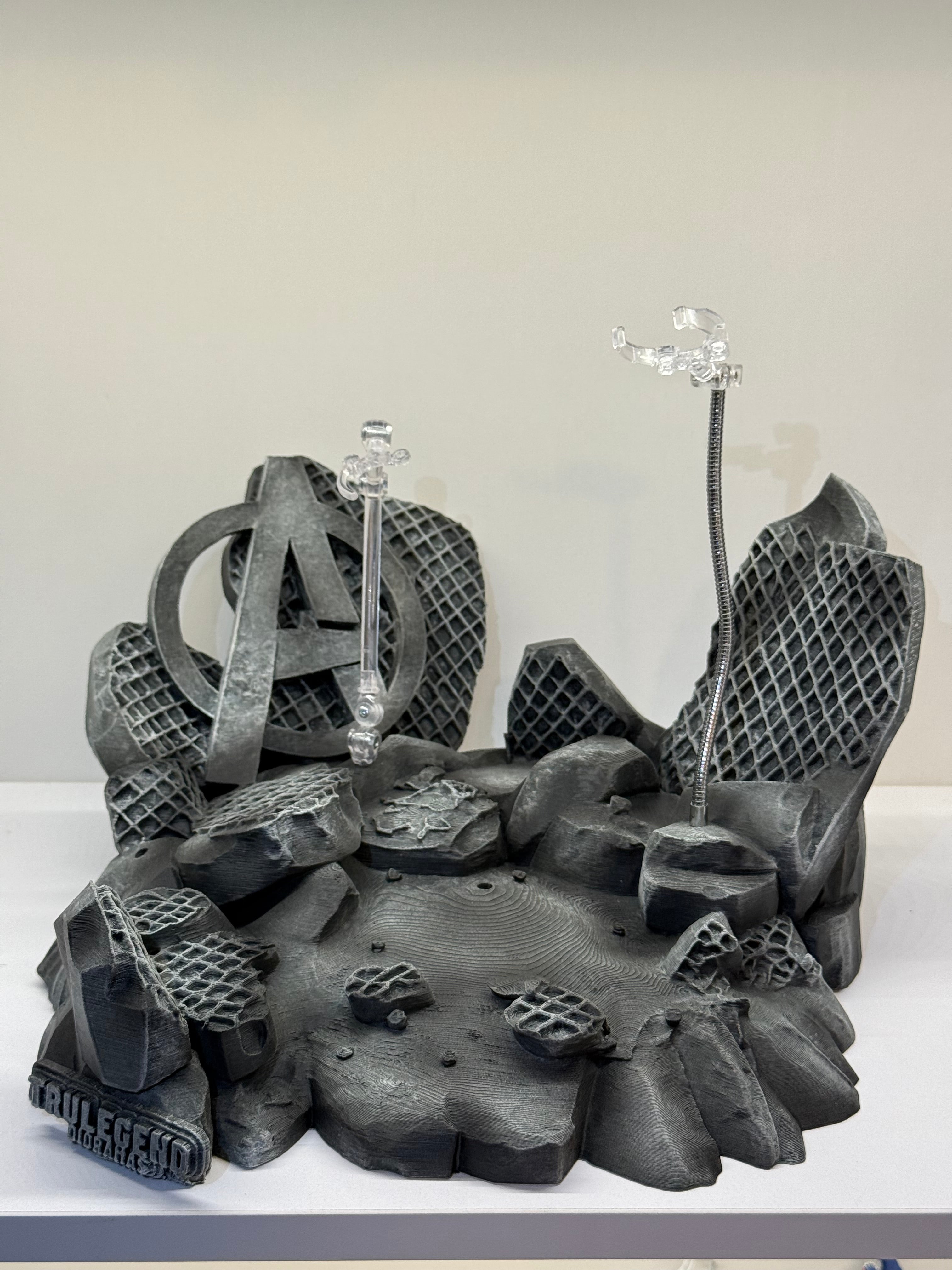 "A" Destroyed City Diorama