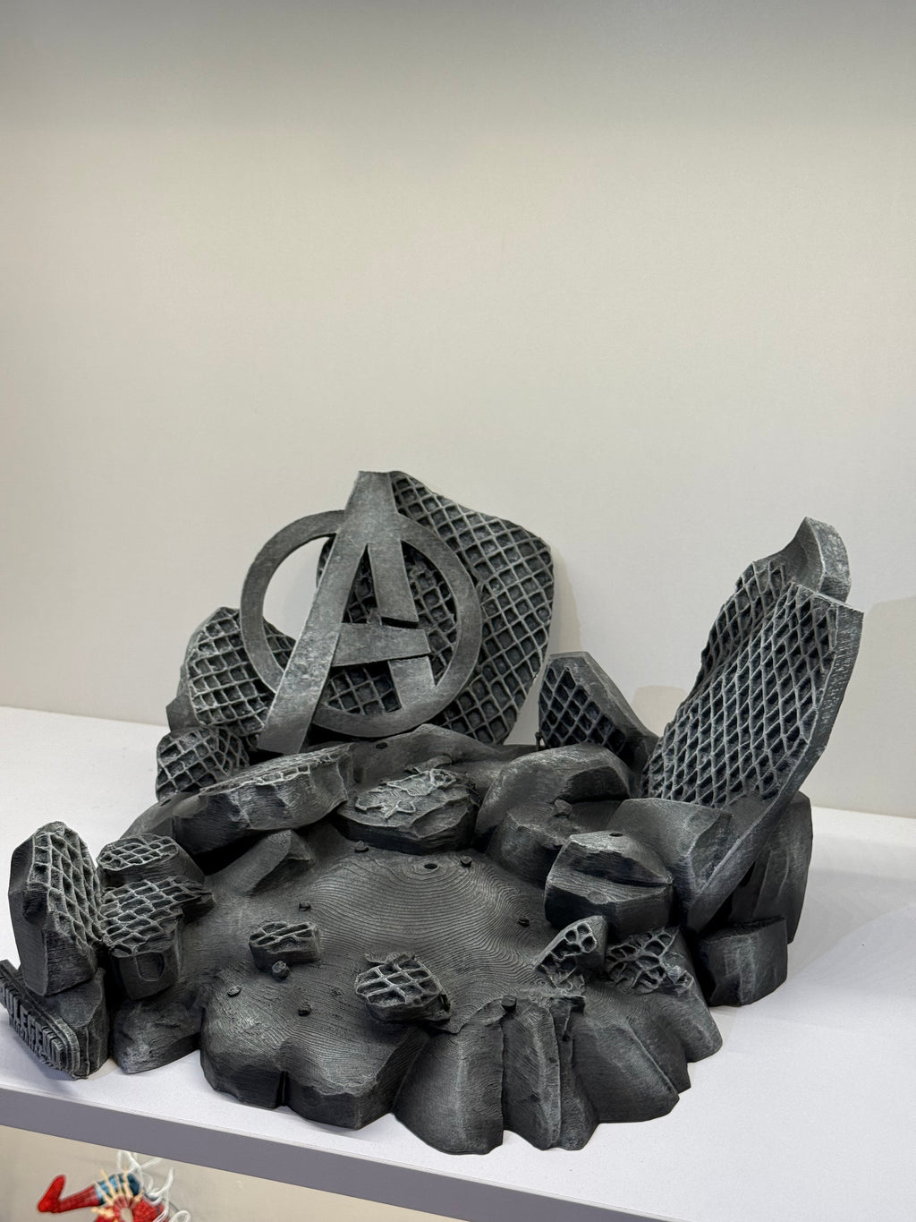 "A" Destroyed City Diorama