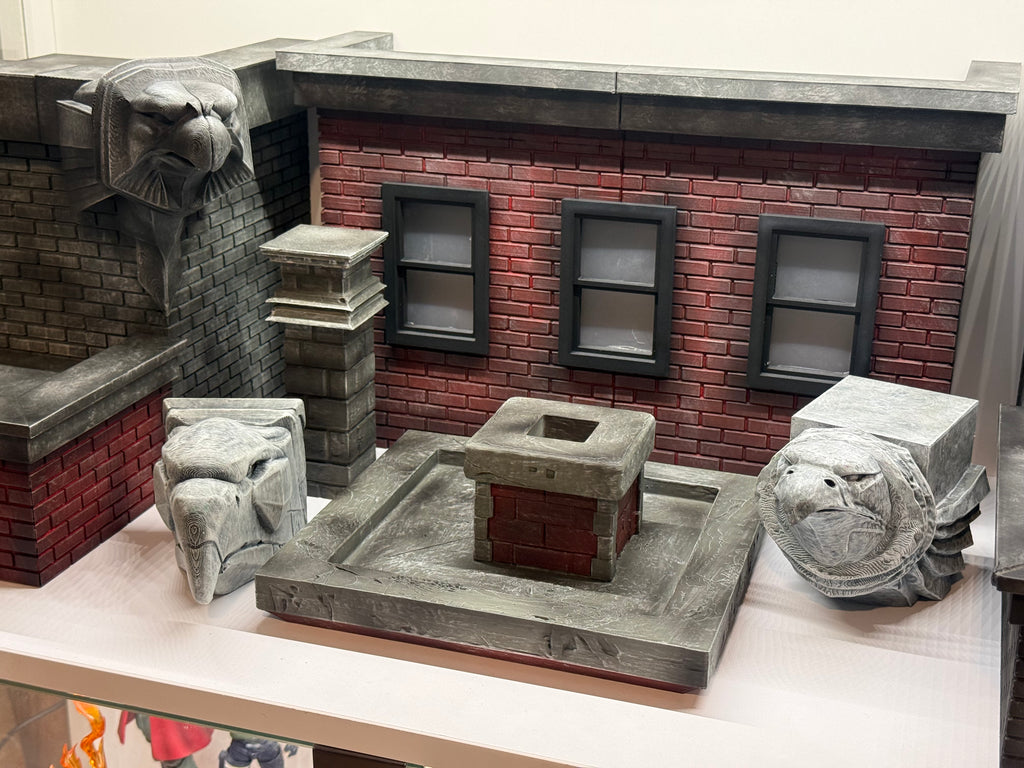 Rooftop diorama complete set