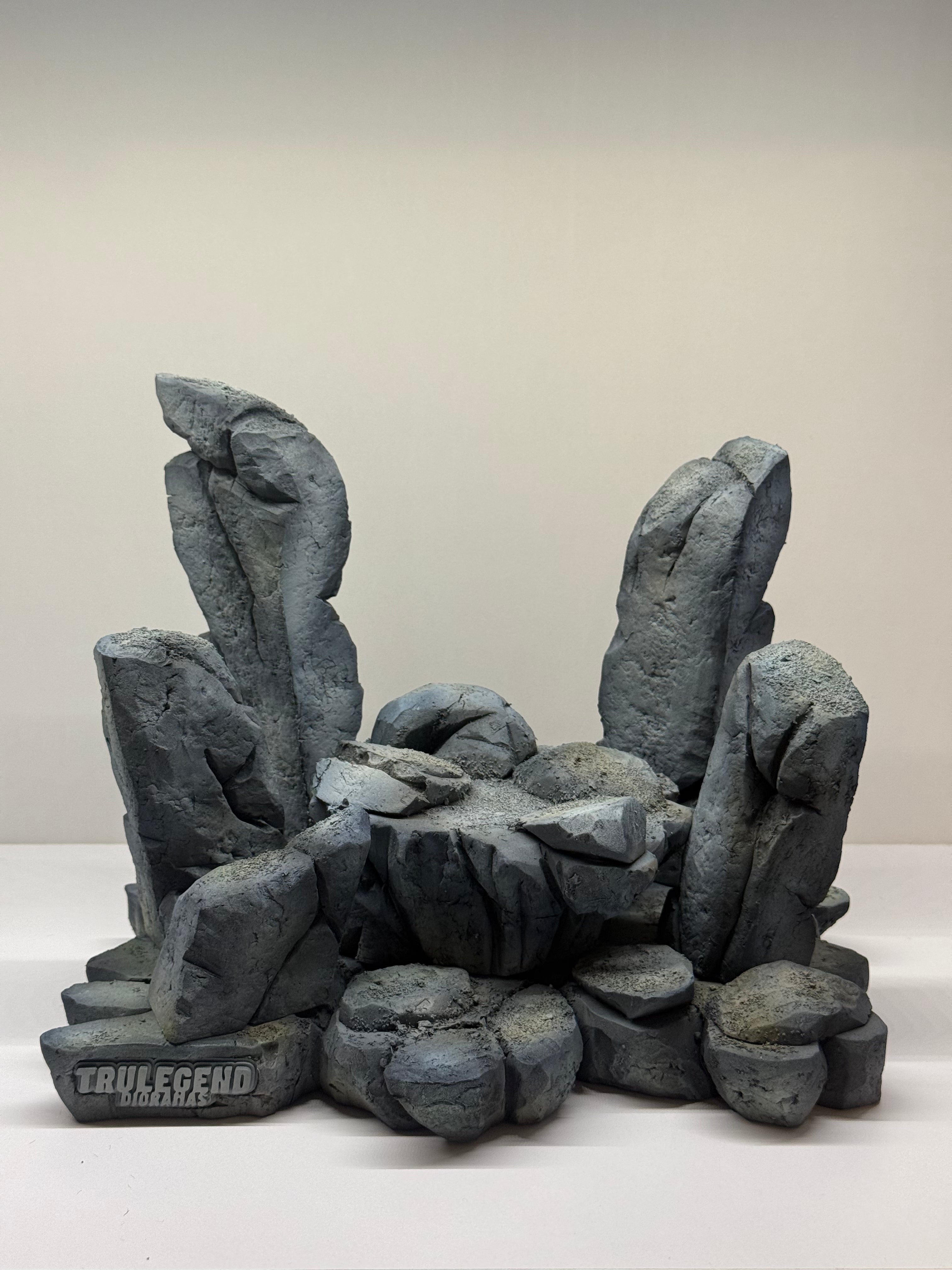 Ruined city landscape diorama Small Ver