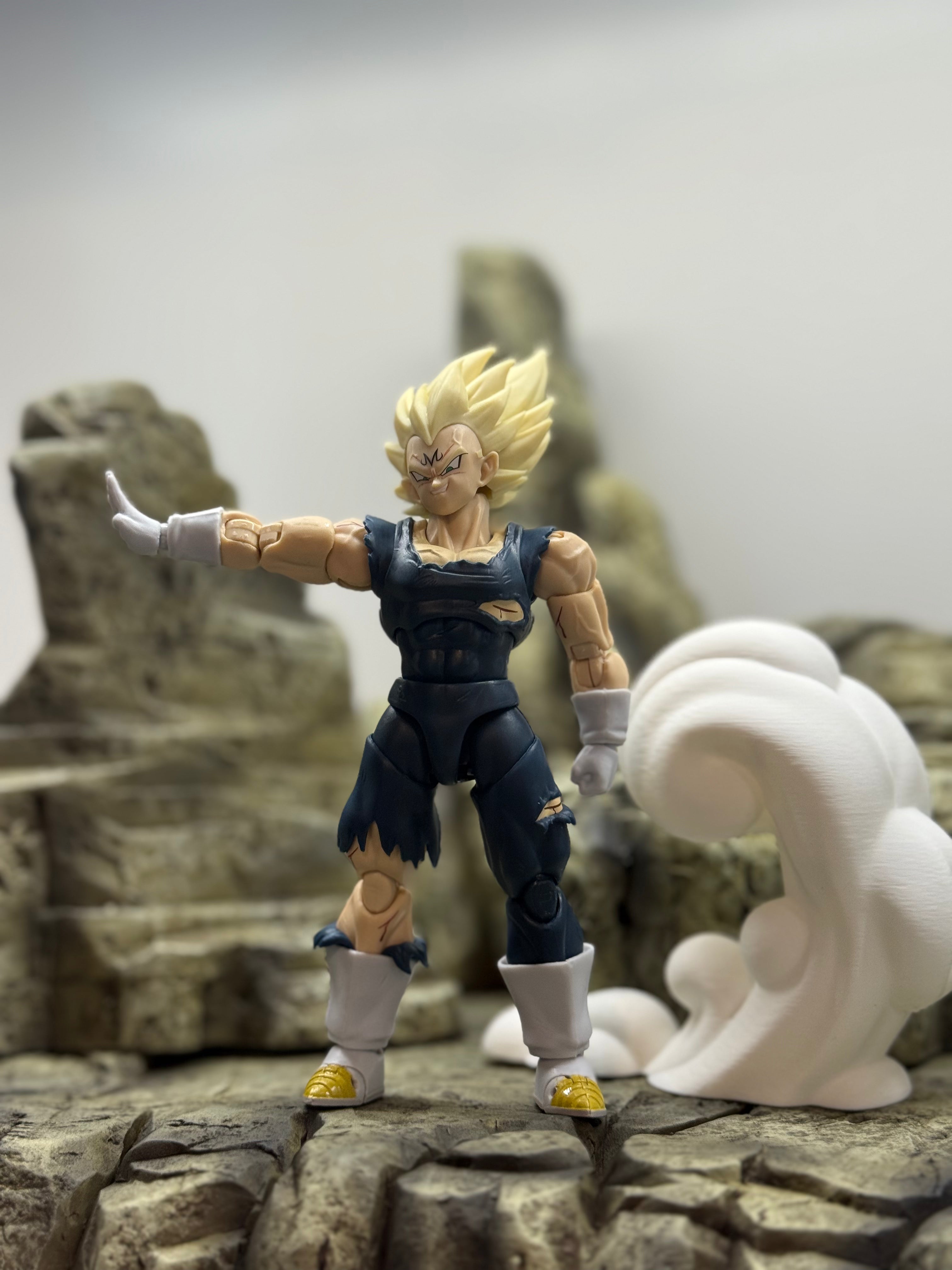 Wasteland diorama for display or photography