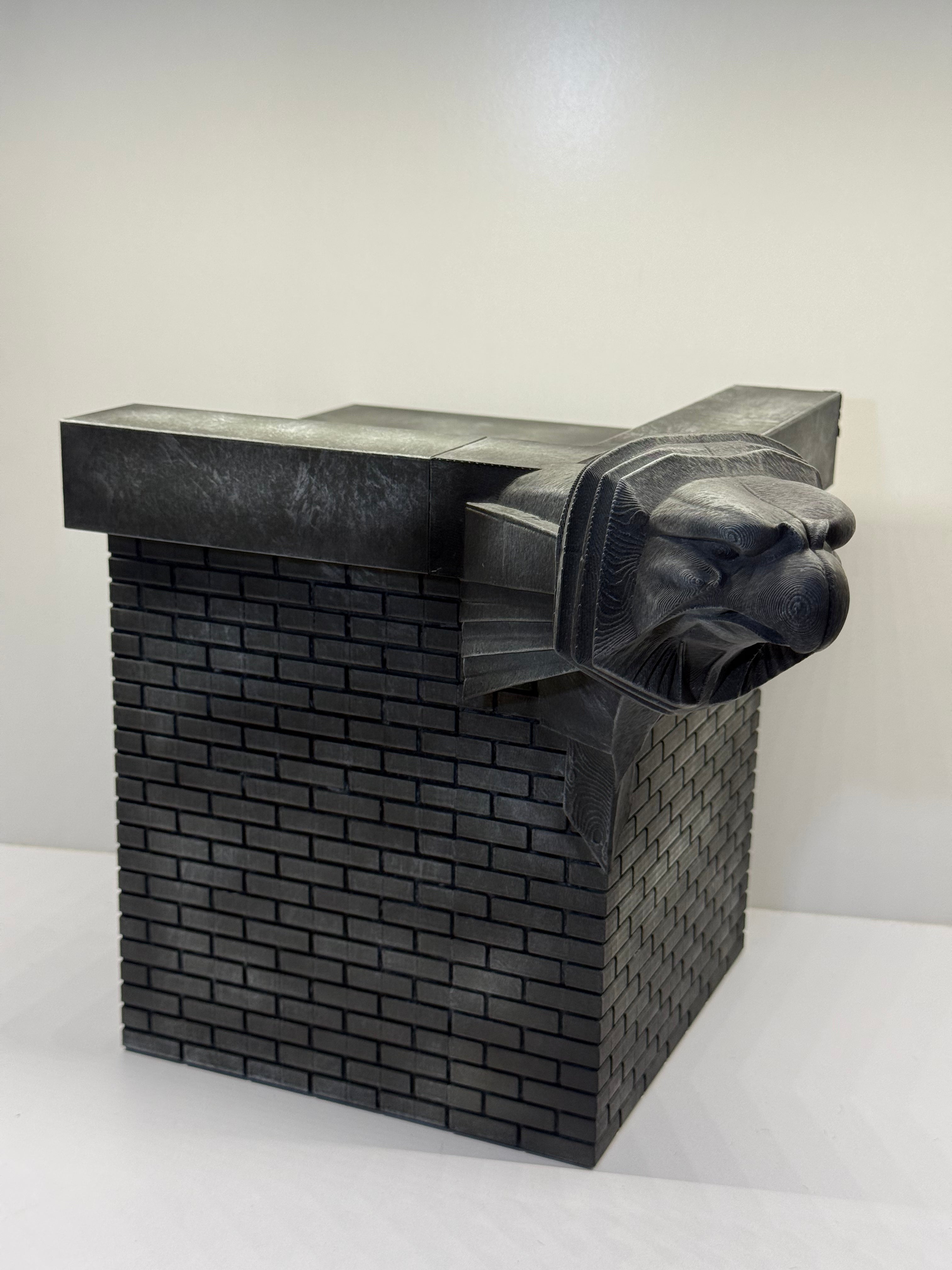 Eagle Gargoyle Rooftop Large Tall V2