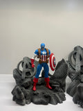 "A" Destroyed City Diorama