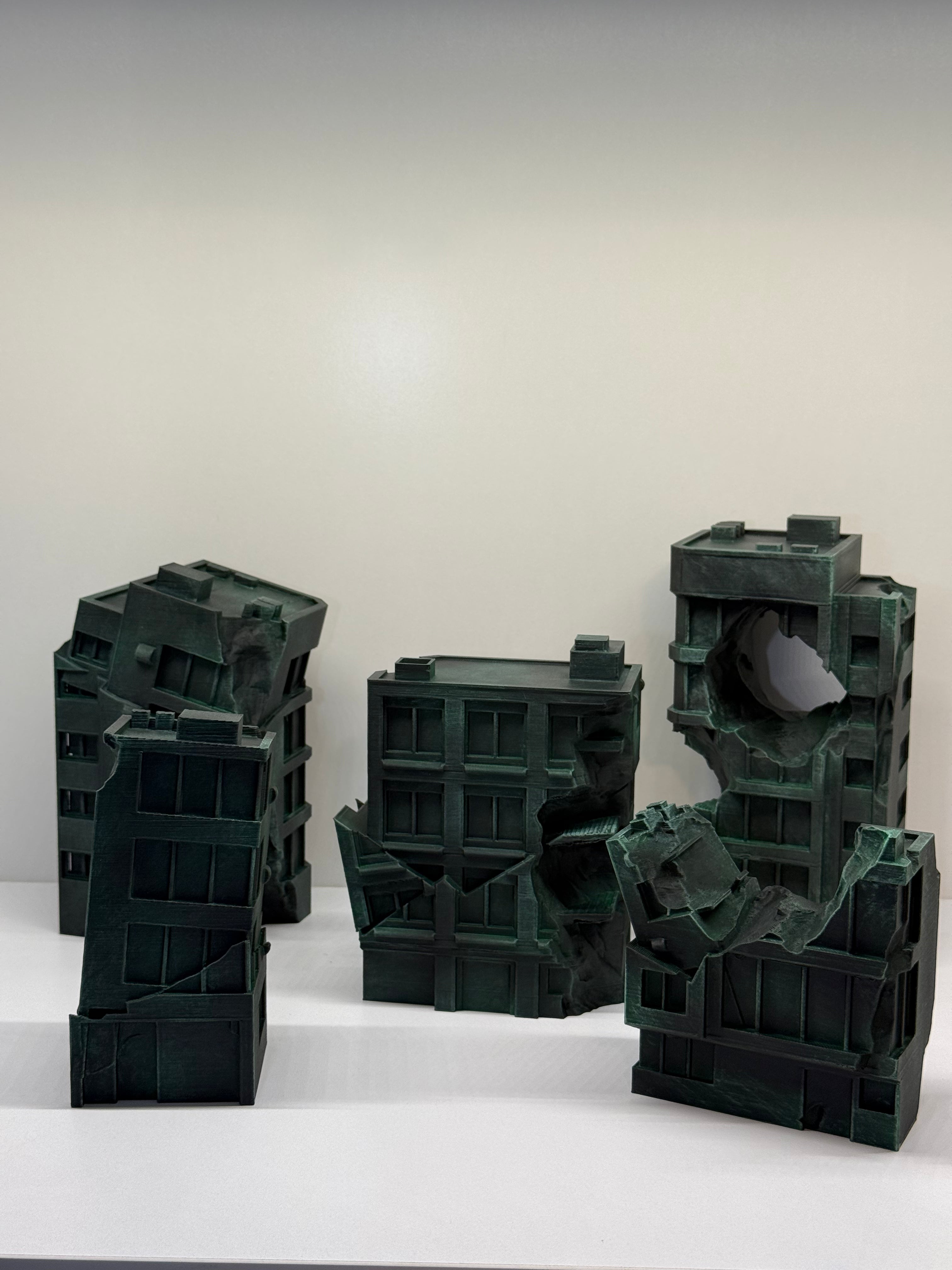 Destroyed building Diorama Props