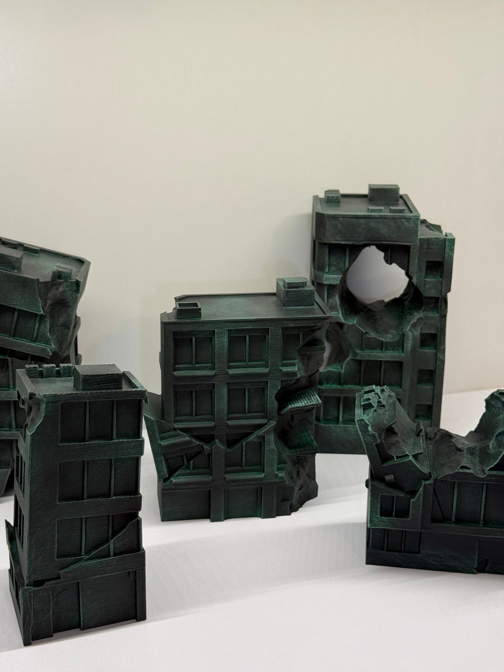 Destroyed building Diorama Props