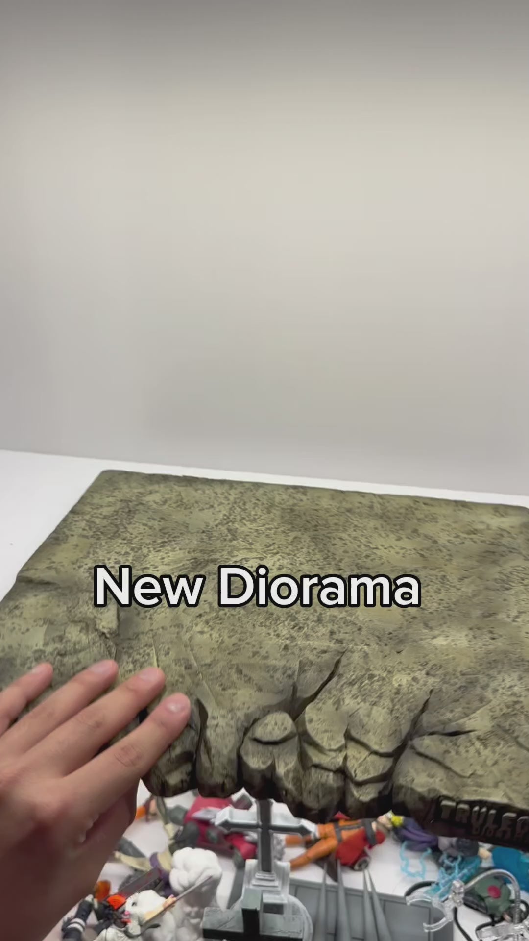 Wasteland diorama for display or photography